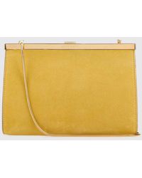 Alberta Ferretti - Suede Clutch - Lyst