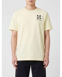 Off-White c/o Virgil Abloh - Cotton T-Shirt With Arrow Logo - Lyst