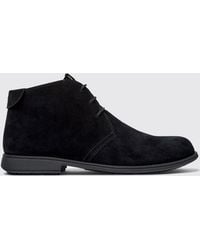 Camper - Mil 1913 Suede Chukka Boots With Embossed Logo - Lyst