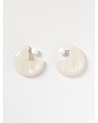 Emporio Armani - Marbled Resin Earrings - Lyst