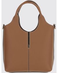 Tod's - Small Leather Shopping Tote Bag - Lyst