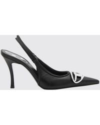 DIESEL - D-Venus Leather Slingback Pumps - Lyst