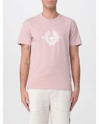 Belstaff - Surface Crew Neck T-Shirt With Logo - Lyst