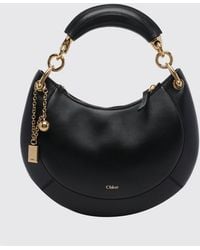 Chloé - Chlo&Eacute Banana Smooth Calfskin Handbag With Rigid Handle - Lyst