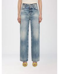 DSquared² - Cotton Denim Straight Jeans - Lyst