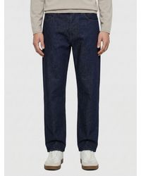 Stone Island - Straight Cotton Denim Jeans - Lyst