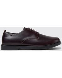Camper - Don Smooth Calfskin Derby Shoes With Xl Extralight Sole - Lyst