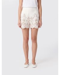 MC2 Saint Barth - Striped Cotton Shorts - Lyst