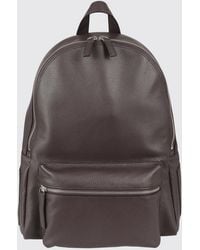 Orciani - Micron Hammered Leather Backpack - Lyst
