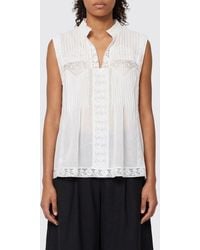 Twinset - Cotton And Silk Sleeveless Top - Lyst