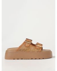 サンダル・ミュール Casadei Flat Olympo Sandals Flat Olympo Sandals in Black for Women | Casadei®