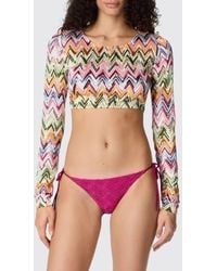 Missoni - Cropped Viscose Top With Zig-Zag Motif - Lyst