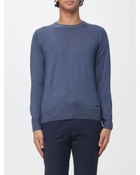 Brooksfield - Shawl Collar Wool Cardigan With Button Closure - Lyst