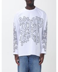PDF - Relaxed Fit Long-Sleeved Cotton T-Shirt With Graphic Print - Lyst