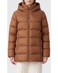 Max Mara - Short Quilted Water-Repellent Nylon Down Jacket With Hood - Lyst