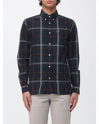 Fred Perry - Tartan Cotton Shirt With Button-Down Collar And Patch Pocket - Lyst