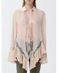 Blumarine - Viscose Georgette Shirt - Lyst