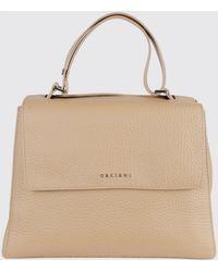 Orciani - Sveva Soft Medium Hammered Leather Bag - Lyst
