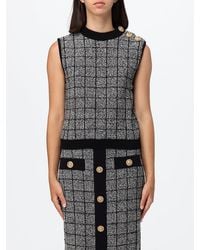 Balmain - Knit Top - Lyst