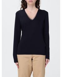 Fabiana Filippi - Cotton V-Neck Knit - Lyst