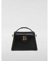 Balmain - B-Buzz Dynasty Leather Tote Bag - Lyst
