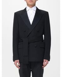 Valentino - Virgin Wool Double-Breasted Blazer - Lyst