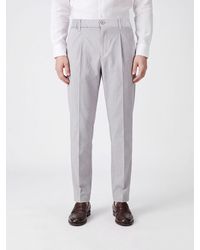 Herno - Hero Gabardine Chino Trousers - Lyst