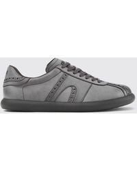Camper - Twins Calfskin Leather Trainers With Brogue Detailing And Tonal Logo - Lyst