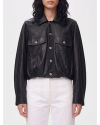 Loewe - Lambskin Leather Jacket - Lyst