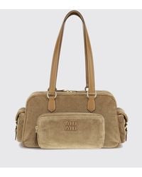Miu Miu - Corduroy Shoulder Bag - Lyst