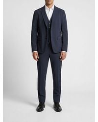 DUNO - Single-Breasted Technical Fabric Blazer With Flap Pockets - Lyst