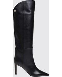 Jimmy Choo - Alizze Leather Knee-High Boots With Stiletto Heel - Lyst