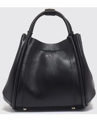 Max Mara - Marins Mini Smooth Leather Tote Bag With Double Handle - Lyst