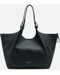 Gianni Chiarini - Dua Grained Calfskin Leather Shoulder Bag - Lyst