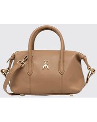 Patrizia Pepe - Calfskin Mini Handbag With Fly Logo And Protective Feet - Lyst