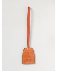 Paul Smith - Crocodile Print Leather Keychain - Lyst