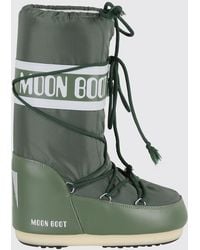 Moon Boot - Flache Stiefeletten Damen - Lyst