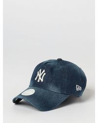 KTZ - 9Twenty Ny Yankees Cotton Denim Cap With Embroidered Logo - Lyst