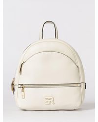 ERMANNO FIRENZE - Grained Synthetic Leather Backpack - Lyst