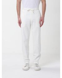 Brunello Cucinelli - Cotton Blend Jogging Trousers - Lyst