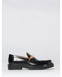 Maison Margiela - Brushed Leather Loafers - Lyst
