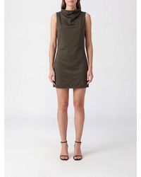 KHAITE - Astor Off-The-Shoulder Virgin Wool Sheath Mini Dress - Lyst