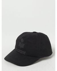 Isabel Marant - Hat In Cotton With Glitter Logo - Lyst