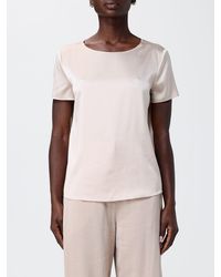 Emporio Armani - Basic Stretch Silk Blouse - Lyst