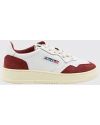 Autry - Medalist Low Sneakers Für Damen Aus Leder Und Wildleder Im Bicolor-Design - Lyst