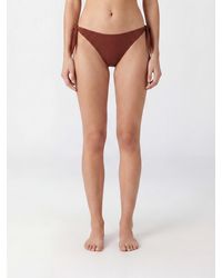Brunello Cucinelli - Low-Rise Bikini Bottoms With Side Tie-Fastenings - Lyst