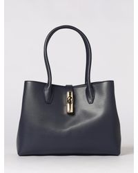 Furla - Goccia Grained Leather Bag - Lyst