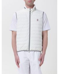 Brunello Cucinelli - Logo Down Vest - Lyst
