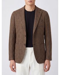 Tagliatore - Prince Of Wales Check Single-Breasted Blazer - Lyst