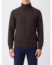 Zanone - Fine-Knit Virgin Wool Turtleneck Jumper With Long Sleeves - Lyst